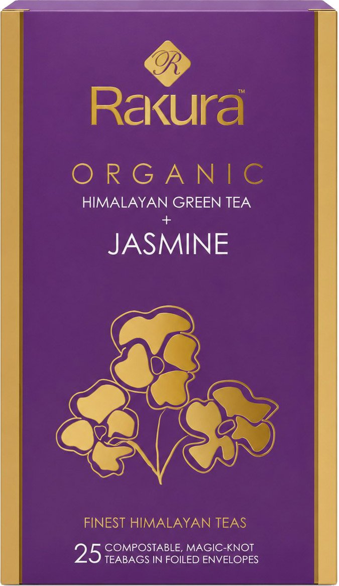 Rakura Organic Himalayan Green Tea + Jasmine box