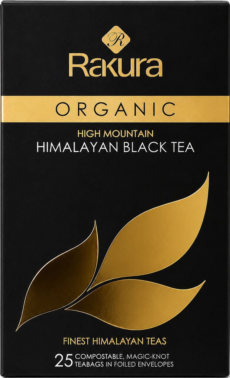 Rakura Organic High Mountain Himalayan Black Tea box