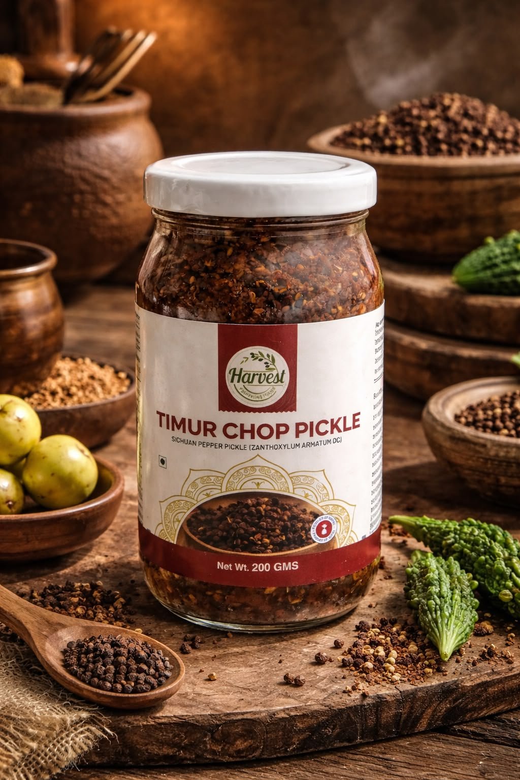 Harvest Timur Chop Pickle jar